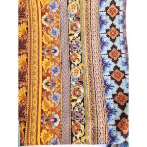 Peggy Toole Robert Kaufman Regal Stripe Quilting Fabric 44" Wide x 1 Yard Multic